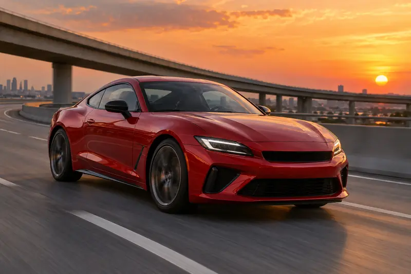 Two-door sports coupe — illustrative photo