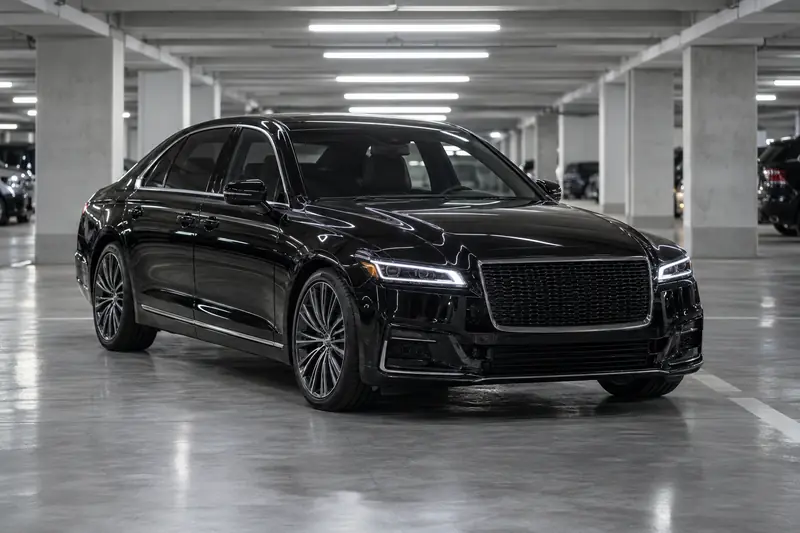 Full-size luxury sedan — illustrative photo